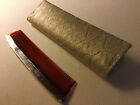 Vintage 4 5    Sterling Silver Tortoise Shell Hair Comb In Beautiful Case