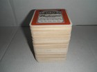 65 Vintage Budweiser Thick Paper Coasters Package 1980s New Old Stock