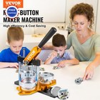 Button Maker Machine 75 Mm 3 Inch 100pcs Badge Punch Press Kit Diy Pin Vevor