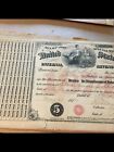Vintage 1874-1889 Us Special Tax Stamp Coupon