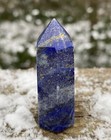 Blue Lapis Lazuli  2 1 8  Point  Wand   Communication Protection Truth 29805e