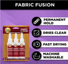Fabric Glue Mighty Mend It Fabric Glue Permanent Clear Washable Clothing Glue   