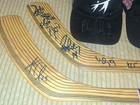 Vtg 2001 Columbus Blue Jackets Autographed Hockey Stick-21 Hats Lot-best Offer