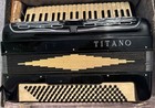 Titano Vintage Accordion Model Ideal Made In Italy With Original Case 