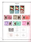 Collection  Burundi Part A Scott Album Page  1962 1970  Cat  87  Mint   Used