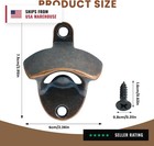 8 Pcs Vintage Bottle Opener Wall Mounted  Beer Cap Bottle Opener Suitable For Ba
