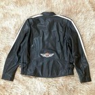 Harley-davidson Single Rider Leather Jacket L 2003 100th Anniversary Rare