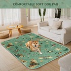 Ieuumler Washable Dog Pee Pads  2-pack Insect Pattern Reusable Waterproof