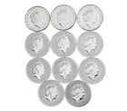 2016-2021 Britain Uk Queen s Beasts 2oz Silver Coin 11pc Set In Capsules