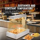 French Fry Warmer Fries Dump Station Countertop Food Heat Lamp For Chips