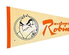 Rare Vintage Defunct 1970 s Richmond Robins Team Logo Ahl Hockey Pennant Early