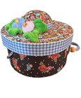 Vintage Pin Cushion Sewing Notions Thread Holder 4x5  So Cute