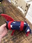 Medium Dog Life Jacket Patriotic Flotation Vest For Beagle Frenchie 20-28 Lbs