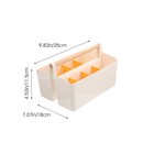 Home Craft Box Organizer Marker Organizer Storage Bin With Dividers Stationery
