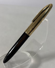 Vintage Sheaffer White Dot Lifetime Brown W 14k Gold Filled Caps   14k Nib - Set