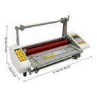 Tabletop Hot   Cold Roller Laminating Machine  Single dual Sided  110v