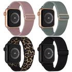 Stretchy Nylon Band Solo Loop For Apple Watch Iwatch Series 12 11 10 Ultra 4 3 2