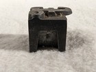 Vintage All Metal Printing Press Block Cursive Style Letter  f 