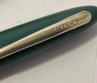 2 Vintage Sheaffer Snorkel Fountain Pen W  14k Gold Nib Green 1 Works   1 Broken