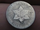 1852 Three 3 Cent Silver Trime- 3cs  About Good Details