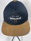 Knuckleheads Little Threads Kids Hat Xs Black Snapback Cap Brown Brim