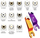 Finger Diamond Arrow Oscillating Multitool Blades 16 Or 30 Grit Concrete Mortar