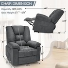 Power Lift Recliner For Elderly  Electric Lift Chair W  Heated Vibration Massage