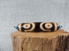 Antique 7 Eyes Tibetan Old Agate Dzi Bead Pendant Bracelet Gzi Bead B