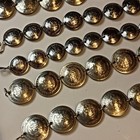 Vintage Coin Bracelet Foreign Silver Tone Peru Concave Variety Lot Of 5 Style 11