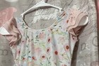 Arshiner Girls Pink Floral Ballet Dance Ruffle Sleeve Dress Tutu Skirted Leotard