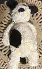 Jellycat Bashful Puppy Dog Plush Black White Medium Spots 12    Gift Cute Soft