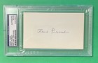 Fred Parent Index Card Autograph Psa dna Authentic White Sox 1899-1911