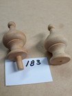 Lot Of 2 Nos Wooden Finials  183