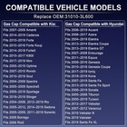 Livtee Gas Cap  Fuel Cap Fits Kia Sportage 2005   2019 forte sorento soul niro r