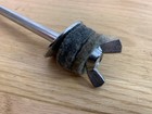 16  Fixed Cymbal L-arm Holder Mount Part 50s 60s Vtg Slingertland  Knurled Mij 