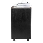 File Cabinets  Under Desk Rolling Filing Cabinet For Home Office Brown   Black