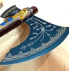 42  Gow Leviathan Kratos Axe Handmade With Leather Sheath  Gifts