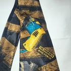 Vintage Home Improvement Tv Show Tie More Power Tim Taylor Tool Drill Navy Gold