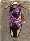 Tyr Women   s Maxback Bathing Suit One Piece Lined Purple Black   White Sz 36 Nwt