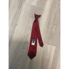 Cherokee Red Striped Clip On Tie Boys Kids Formal Special Occasion Neckwear