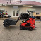 New Broom Sweeper Attachment For Agt Mini Skid Steer   M-bm