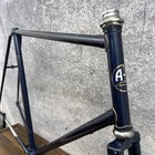 Vintage Austro Daimler Lugged Steel Road Bike Frame 64cm Blue 700c 120mm Tall