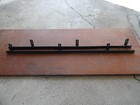 Antique Metal Track Rail For Barn Door Rollers Or Hangers 2 Pcs - 8 Ft Total  d 