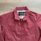 Vtg Sears Sportswear Perma Prest Jacket Sz 40 Maroon Zip Up Plaid Lining Ricky