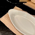 6 Pack Yanco Co-8-w Welsh Rarebit Crock  Oval  8 Oz China White
