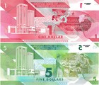 Trinidad And Tobago Set 1  5 Dollar  2020  Uncirculated  Polymer