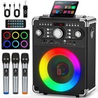 Jyx Karaoke Machine Xmas Party Singing Speaker Bluetooth Speaker 3 Microphones