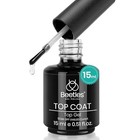 Beetles Gel Polish No Wipe Gel Top Coat Long Lasting 1pcs 15ml