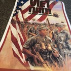 Vietnam Poster To Those Who Served Graphic 1990 Fredrick Schneider 22 5x34 5