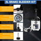 Manual Brake Bleeder Kit   One-person Brake Pressure Bleeder Kit With 1l Brake F